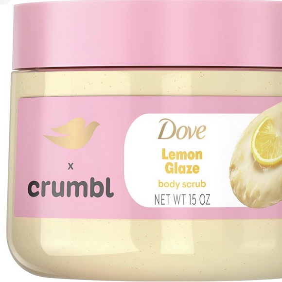 Dove X Crumbl Body Scrub Lemon Glaze NEW 15oz Limited Edition - Picture 2 of 2